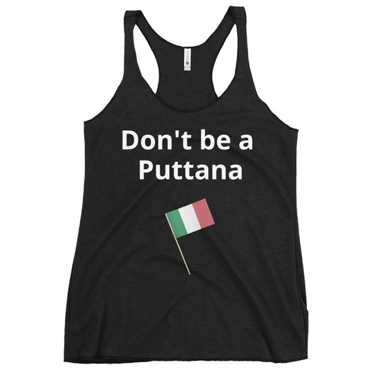 Puttana Women's Racerback Tank